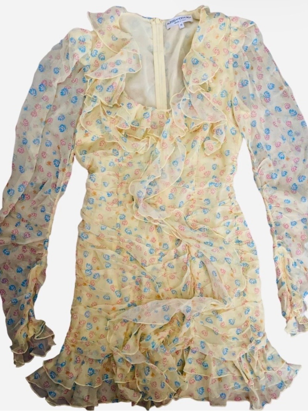 Alessandra Rich floral dress